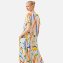 Vestido midi estampado bambú - PAN