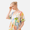 Vestido midi estampado bambú - PAN