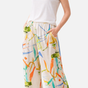 Pantalón fluido estampado bambú- PAN