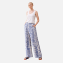 Pantalón fluido estampado peces - PAN