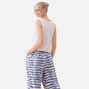 Pantalón fluido estampado peces - PAN