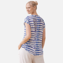 Blusa fluida estampado peces - PAN