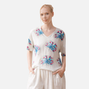 Blusa fluida estampada floral - PAN