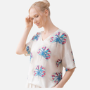 Blusa fluida estampada floral - PAN