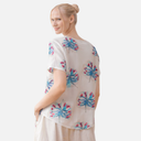 Blusa fluida estampada floral - PAN