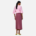 Falda midi volante
