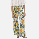 Pantalón estampado tropical - Orfeo