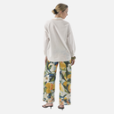 Pantalón estampado tropical - Orfeo