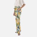 Pantalón estampado tropical - Orfeo