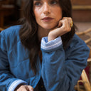 Chaqueta acolchada denim