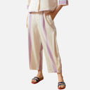 Pantalón de rayas azul flúor - PAN
