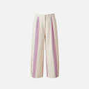 Pantalón de rayas azul flúor - PAN