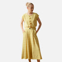 Conjunto de pantalón y blusa amarillo - PAN