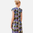 Vestido midi plumas de pavo real - PAN