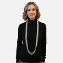 Collar largo bolitas