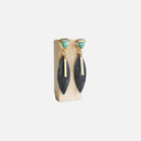 Pendiente cuerno de búfalo