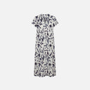 Vestido midi de manchas azul - PAN