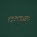 Gargantilla dorado viejo