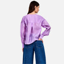 Blusa fluida con manga abullonada - CKS