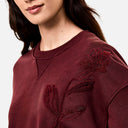 Jersey burdeos bordado - CKS