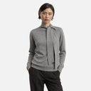 Jersey cuello alto y lazada - Freequent