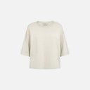 Jersey beige de punto fino - Freequent