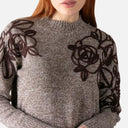 Jersey jaspeado bordado - Gaia B