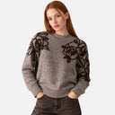 Jersey jaspeado bordado - Gaia B
