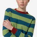 Jersey de rayas cuello redondo