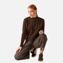 Jersey trenza delantera cuello perkins - Gaia B