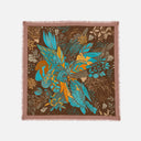 Pañuelo lana estampado marrón - Erfurt