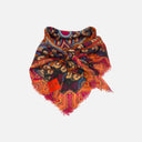 Pañuelo lana estampado naranja - Erfurt