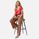 Conjunto de pantalón y blusa estampado - Surkana