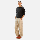 Pantalón recto y holgado con pinzas - PAN