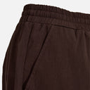 Pantalón marrón fluido y elástico recto - Freequent