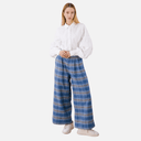 Pantalón palazzo rayas azules - PAN
