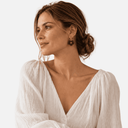 Pendientes flor aros - Alexah