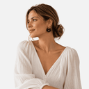 Pendientes flor aros - Alexah