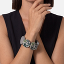 Pulsera japonesa flor verde - Surkana