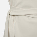Vestido midi elástico con cinturón - Freequent