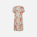 Vestido floral con volantes en la manga - Freequent