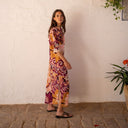 Vestido estampado midi - O´Mareta