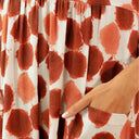 Vestido midi de topos con bolsillos - PAN