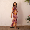 Vestido estampado midi - O´Mareta