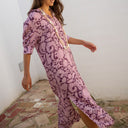 Vestido estampado midi - O´Mareta