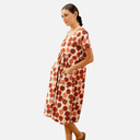 Vestido midi de topos con bolsillos - PAN