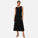 Vestido negro texturizado - Freequent