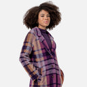 Abrigo de cuadros multicolor - Surkana