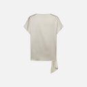 Blusa satinada con nudo - Freequent