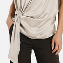 Blusa satinada con nudo - Freequent